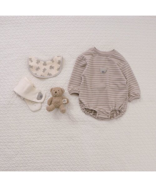apres les cours(アプレレクール)の「tiny bear タイツ(その他ベビーウェア・キッズ・ベージュ/アイボリー・80)」の7枚目の写真