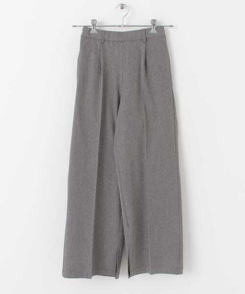 ITEMS URBANRESEARCH（アイテムズ アーバンリサーチ）の「インサイドスリットパンツ（その他パンツ・レディース・グレー/ベージュ/ブラウン・FREE）」の9枚目の写真
