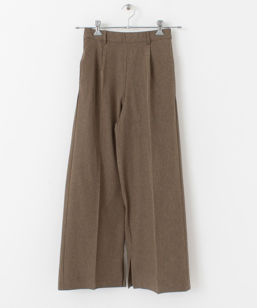 ITEMS URBANRESEARCH（アイテムズ アーバンリサーチ）の「インサイドスリットパンツ（その他パンツ・レディース・グレー/ベージュ/ブラウン・FREE）」の12枚目の写真