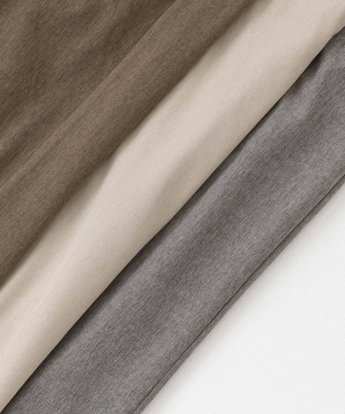 ITEMS URBANRESEARCH（アイテムズ アーバンリサーチ）の「インサイドスリットパンツ（その他パンツ・レディース・グレー/ベージュ/ブラウン・FREE）」の16枚目の写真