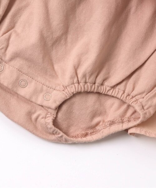 Ampersand（アンパサンド）の「/異素材レース切替ワンピロンパース（ロンパース・キッズ・ブラウン/アイボリー/ピンク・70/80/60）」の12枚目の写真