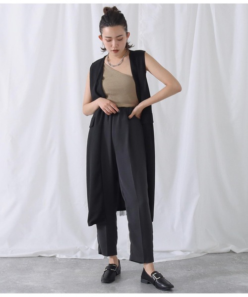 Settimissimo（セッティミッシモ）の「スクエアービット付き2WAYローファー（ローファー・レディース・ブラック/グレイッシュベージュ・S/M/L）」の7枚目の写真