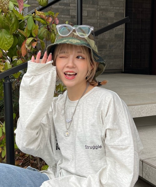 newhattan(ニューハッタン)の「NEWHATTAN Bucket Hat-twill(ハット・メンズ・ホワイト/ブラック/ネイビー/グレー/オリーブ/カーキ/デザートカモ/ウッドランド/チャコール/ベージュ系・M/L)」の10枚目の写真