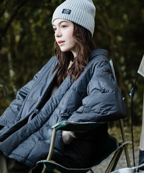 OUTDOOR PRODUCTS APPAREL(アウトドアプロダクツアパレル)の「ダウン半纏(はんてん) 撥水透湿700フィルパワー(ダウンジャケット/コート・メンズ・ブラック/チャコールグレー・MEDIUM/LARGE/X-LARGE)」の13枚目の写真
