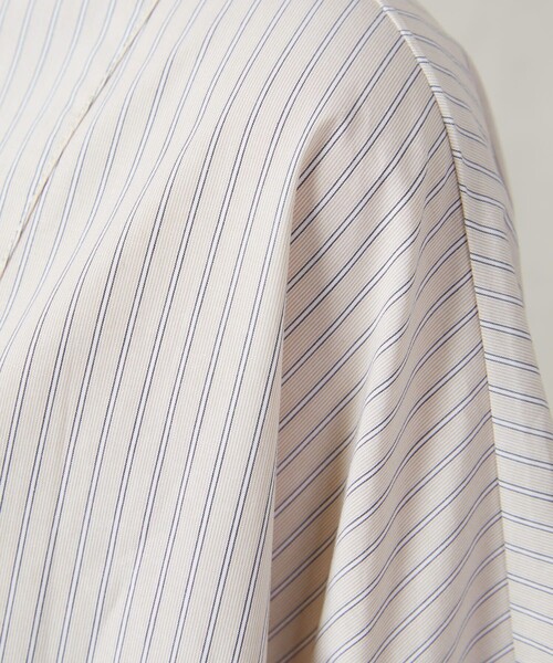 FREAK'S STORE（フリークスストア）の「【限定展開】ボリューム袖ブロードシャツ（シャツ/ブラウス・レディース・ホワイト/ブラック/ベージュ/サックスブルー/ブルー/ストライプ/ピンク/イエロー・ﾌﾘ-）」の11枚目の写真