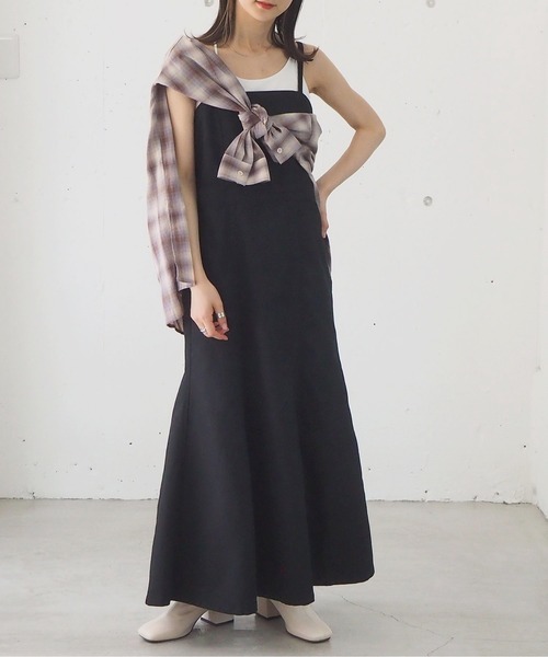 tiptop（ティップトップ）の「[新色登場]マーメイドジャンパースカート（ワンピース・レディース・ブラック/ブルー/アイボリー/ブラック系その他/ブラック系その他2/ブラック系その他3・FREE）」の10枚目の写真