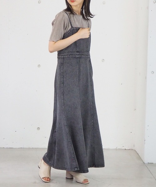 tiptop（ティップトップ）の「[新色登場]マーメイドジャンパースカート（ワンピース・レディース・ブラック/ブルー/アイボリー/ブラック系その他/ブラック系その他2/ブラック系その他3・FREE）」の15枚目の写真