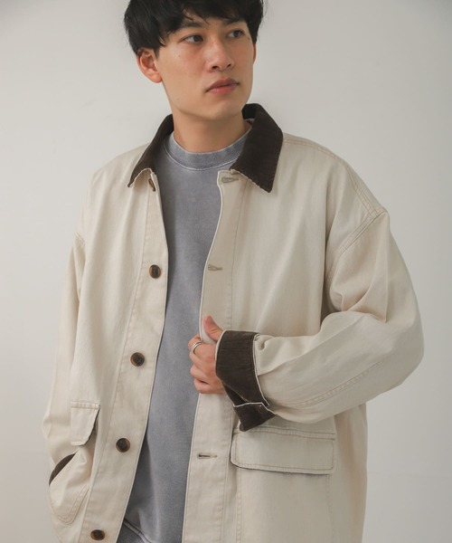 SENSE OF PLACE by URBAN RESEARCH（センスオブプレイスバイアーバンリサーチ）の「『セットアップ対応』デニムカバーオール（カバーオール・メンズ・ブラック/アイボリー・MEDIUM/LARGE）」の17枚目の写真