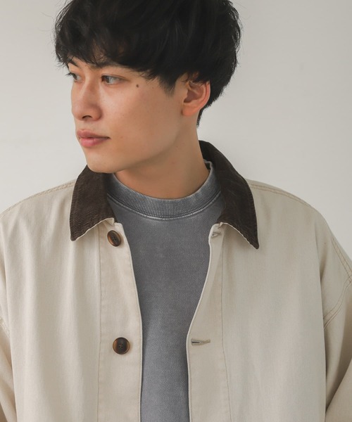 SENSE OF PLACE by URBAN RESEARCH（センスオブプレイスバイアーバンリサーチ）の「『セットアップ対応』デニムカバーオール（カバーオール・メンズ・ブラック/アイボリー・MEDIUM/LARGE）」の9枚目の写真