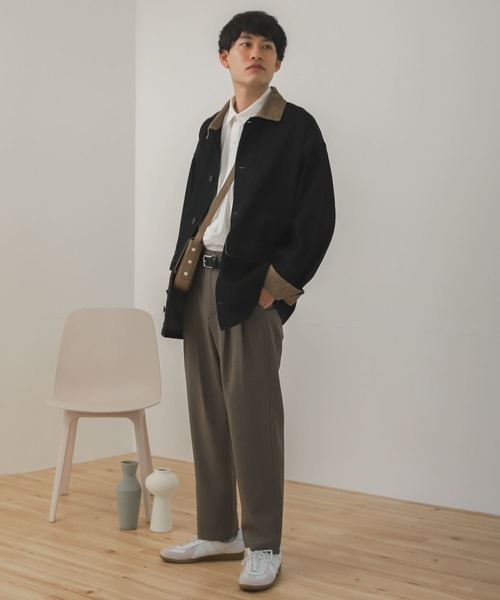 SENSE OF PLACE by URBAN RESEARCH（センスオブプレイスバイアーバンリサーチ）の「『セットアップ対応』デニムカバーオール（カバーオール・メンズ・ブラック/アイボリー・MEDIUM/LARGE）」の10枚目の写真