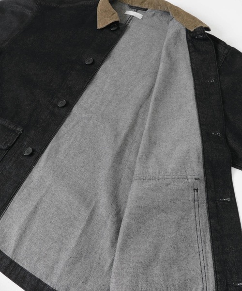SENSE OF PLACE by URBAN RESEARCH（センスオブプレイスバイアーバンリサーチ）の「『セットアップ対応』デニムカバーオール（カバーオール・メンズ・ブラック/アイボリー・MEDIUM/LARGE）」の19枚目の写真