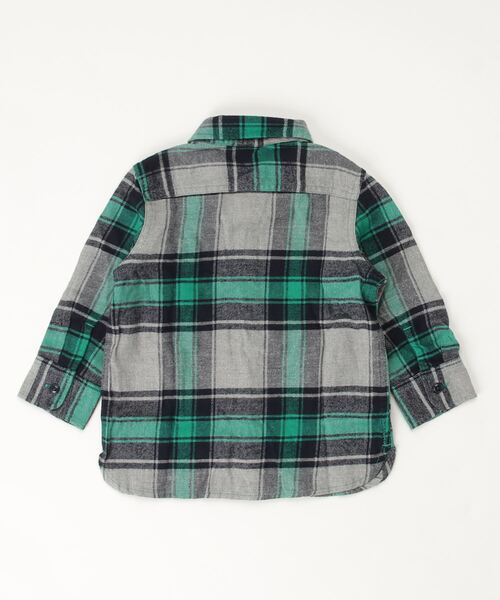 GAP（ギャップ）の「フランネルシャツ (幼児)（シャツ/ブラウス・キッズ・グリーン・12-18 M/3 YRS/18-24M/2-3 YRS/5 YRS/4-5 YRS）」の3枚目の写真