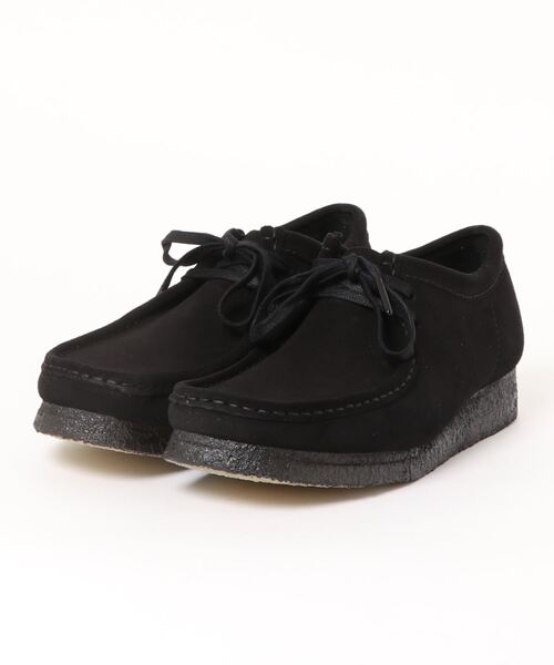 mens wallabees black