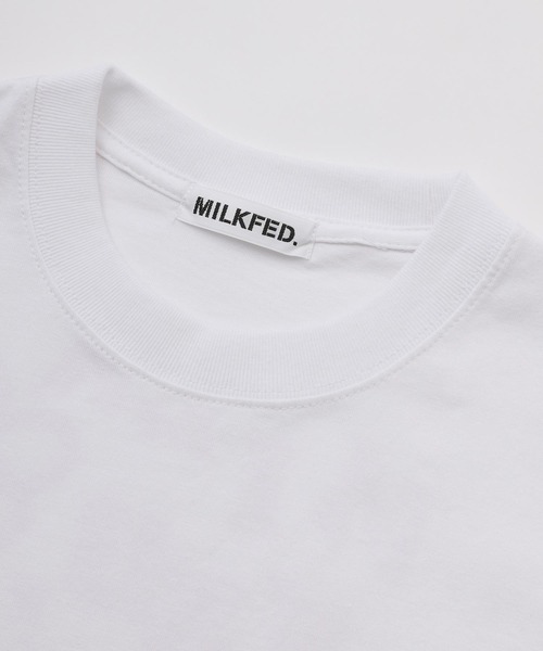 MILKFED.(ミルクフェド)の「LS TEE DOODLE FLOWER(Tシャツ/カットソー・レディース・ブラック/オフホワイト/ネイビー/ホワイト・ONE SIZE)」の14枚目の写真