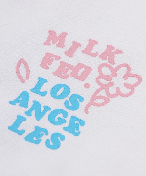 MILKFED.(ミルクフェド)の「LS TEE DOODLE FLOWER(Tシャツ/カットソー・レディース・ブラック/オフホワイト/ネイビー/ホワイト・ONE SIZE)」の5枚目の写真