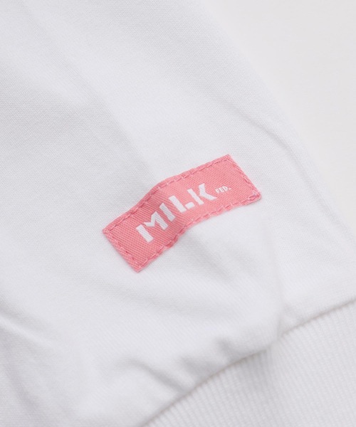 MILKFED.(ミルクフェド)の「LS TEE DOODLE FLOWER(Tシャツ/カットソー・レディース・ブラック/オフホワイト/ネイビー/ホワイト・ONE SIZE)」の6枚目の写真