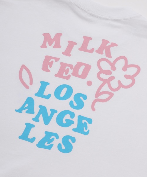 MILKFED.(ミルクフェド)の「LS TEE DOODLE FLOWER(Tシャツ/カットソー・レディース・ブラック/オフホワイト/ネイビー/ホワイト・ONE SIZE)」の13枚目の写真