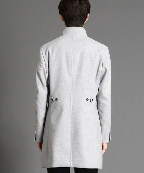 NICOLE CLUB FOR MEN（ニコルクラブフォーメン）の「【21年モデル】ウールライク　スタンドコート（その他アウター・メンズ・その他1/ライトグレー/ベージュ/その他2/ブラック・X-LARGE/XX-LARGE/MEDIUM/LARGE）」の6枚目の写真