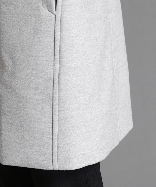 NICOLE CLUB FOR MEN（ニコルクラブフォーメン）の「【21年モデル】ウールライク　スタンドコート（その他アウター・メンズ・その他1/ライトグレー/ベージュ/その他2/ブラック・X-LARGE/XX-LARGE/MEDIUM/LARGE）」の10枚目の写真