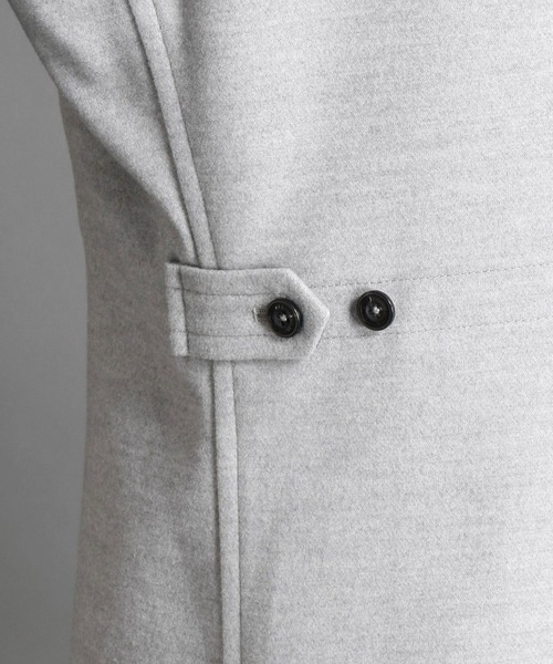 NICOLE CLUB FOR MEN（ニコルクラブフォーメン）の「【21年モデル】ウールライク　スタンドコート（その他アウター・メンズ・その他1/ライトグレー/ベージュ/その他2/ブラック・X-LARGE/XX-LARGE/MEDIUM/LARGE）」の11枚目の写真