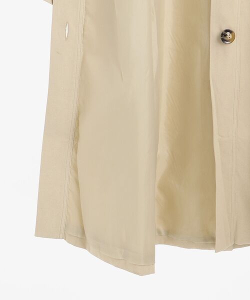 MAJESTIC LEGON（マジェスティックレゴン）の「ケープカラーコート（その他アウター・レディース・ベージュ/ブラック・MEDIUM/SMALL）」の18枚目の写真