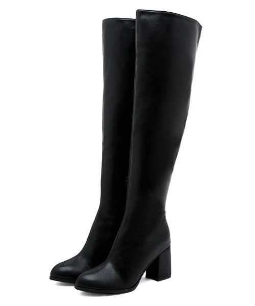 Futier land（フューティアランド）の「2wayストレートニーハイブーツ（ブーツ・レディース・ブラック/モカ・36/37/38/39/40）」の19枚目の写真