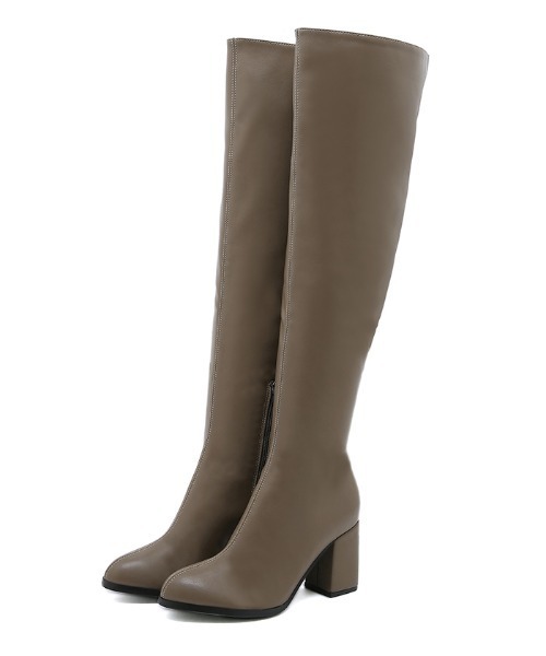 Futier land（フューティアランド）の「2wayストレートニーハイブーツ（ブーツ・レディース・ブラック/モカ・36/37/38/39/40）」の11枚目の写真