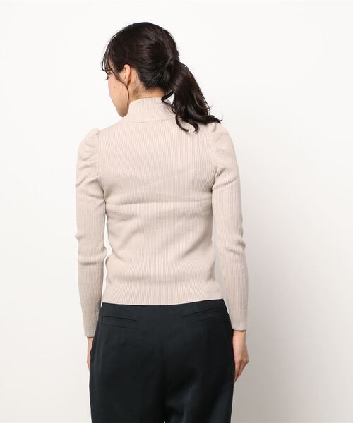ADIRA（アディラ）の「ハイネックパフスリニット（ニット/セーター・レディース・ライム/ブルーグリーン/ライトベージュ/アイボリー・MEDIUM）」の20枚目の写真