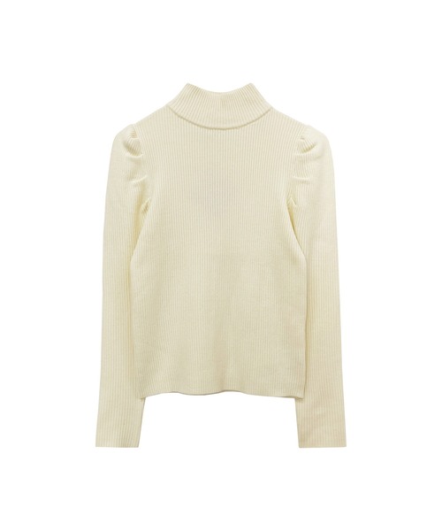 ADIRA（アディラ）の「ハイネックパフスリニット（ニット/セーター・レディース・ライム/ブルーグリーン/ライトベージュ/アイボリー・MEDIUM）」の19枚目の写真