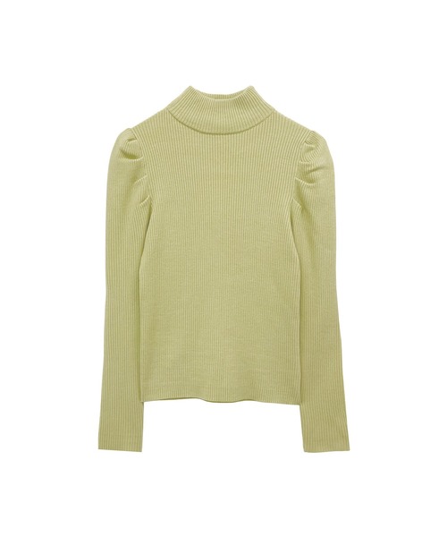 ADIRA（アディラ）の「ハイネックパフスリニット（ニット/セーター・レディース・ライム/ブルーグリーン/ライトベージュ/アイボリー・MEDIUM）」の11枚目の写真