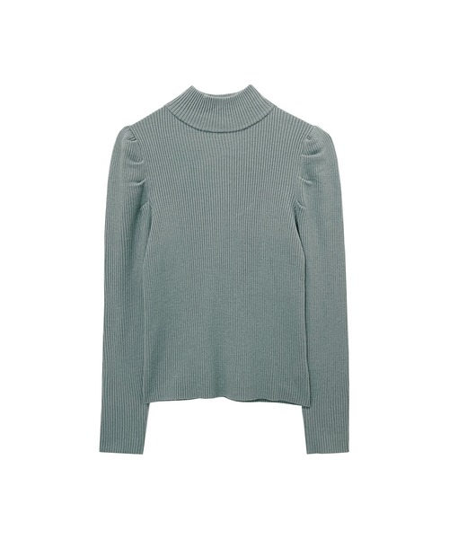 ADIRA（アディラ）の「ハイネックパフスリニット（ニット/セーター・レディース・ライム/ブルーグリーン/ライトベージュ/アイボリー・MEDIUM）」の12枚目の写真