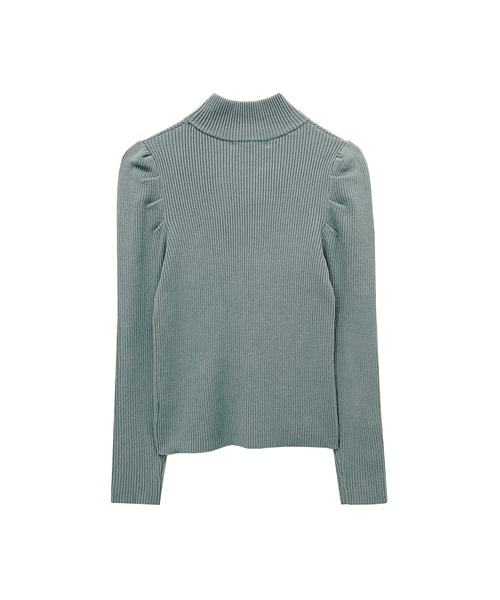 ADIRA（アディラ）の「ハイネックパフスリニット（ニット/セーター・レディース・ライム/ブルーグリーン/ライトベージュ/アイボリー・MEDIUM）」の22枚目の写真