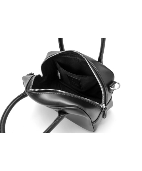 DEVICE+（デバイスプラス）の「DEVICE＋  フェイクレザー 2wayミニボストンバッグ（ボストンバッグ・レディース・ブラック・FREE）」の5枚目の写真