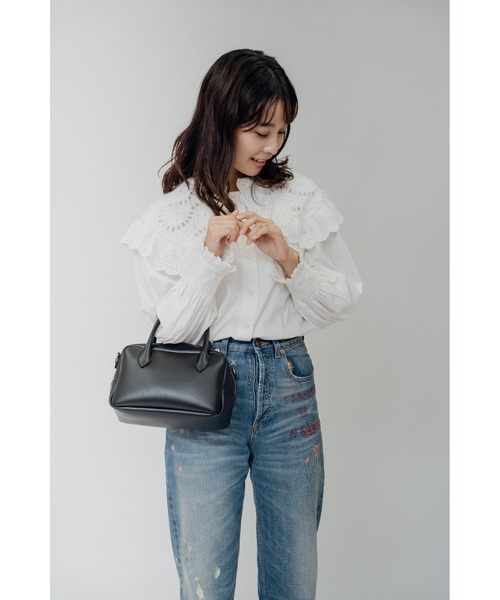 DEVICE+（デバイスプラス）の「DEVICE＋  フェイクレザー 2wayミニボストンバッグ（ボストンバッグ・レディース・ブラック・FREE）」の16枚目の写真