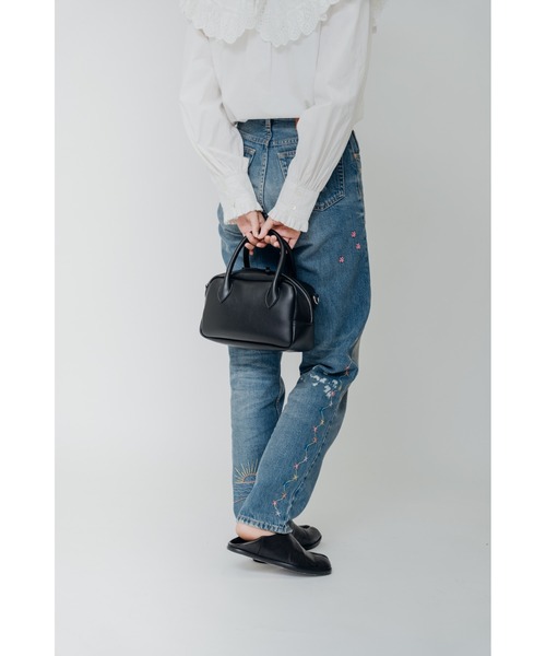 DEVICE+（デバイスプラス）の「DEVICE＋  フェイクレザー 2wayミニボストンバッグ（ボストンバッグ・レディース・ブラック・FREE）」の3枚目の写真