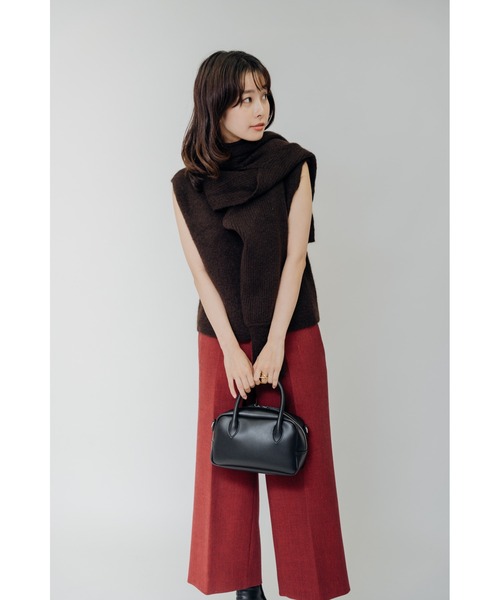 DEVICE+（デバイスプラス）の「DEVICE＋  フェイクレザー 2wayミニボストンバッグ（ボストンバッグ・レディース・ブラック・FREE）」の13枚目の写真