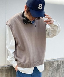 U.S. POLO ASSN. | ∴WEGO/U.S. POLO ASSN. 別注 ルーズニットベスト(ベスト)