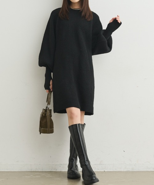 Aunt Marie's(アントマリーズ)の「フェイクレザージップロングブーツ(ブーツ・レディース・ブラック・S/M/L)」の11枚目の写真
