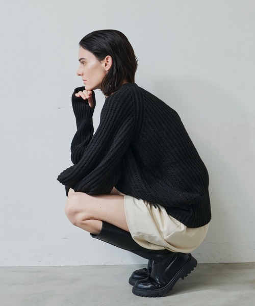 Aunt Marie's(アントマリーズ)の「フェイクレザージップロングブーツ(ブーツ・レディース・ブラック・S/M/L)」の10枚目の写真