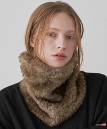 AIVER　ボリュームファーネックウォーマー