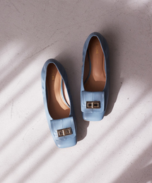 PICHE ABAHOUSE | スクエアトゥヒネリフラットパンプス(パンプス)