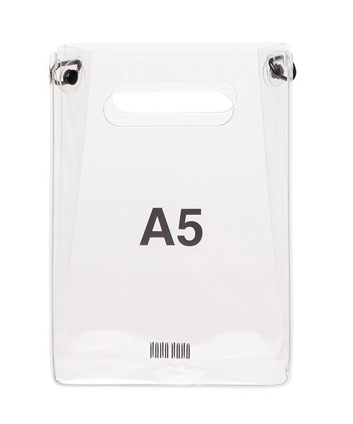 NaNa-NaNa（ナナナナ）の「nana-nana/ナナナナ A5 コンパクト PVCショルダークリアバッグ スネークチェーン（ショルダーバッグ・メンズ・ブラウン/クリア・ONE SIZE）」の17枚目の写真