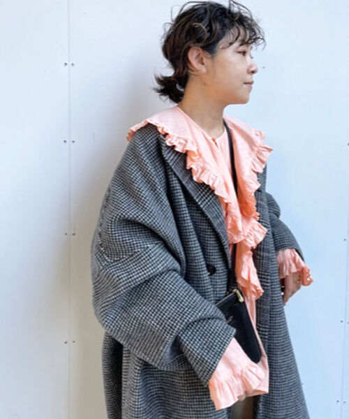 Rie Miller（リエミラー）の「オーガニックコットンフリルカラー2WAY 