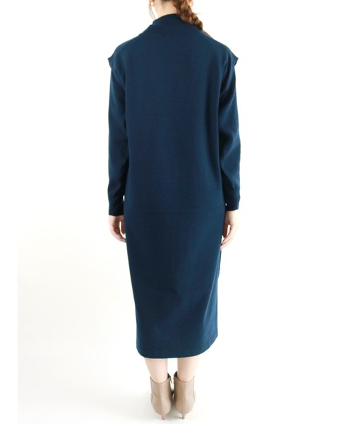 Te chichi（テチチ）の「ショートニット×ベストワンピースセット（ワンピース・レディース・ベージュ/ネイビー/ミント・ﾌﾘ-）」の8枚目の写真