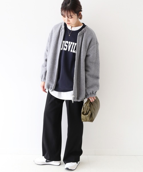 SLOBE IENA ブルゾン セール】ウール混ボアブルゾン◇（ブルゾン）｜SLOBE IENA