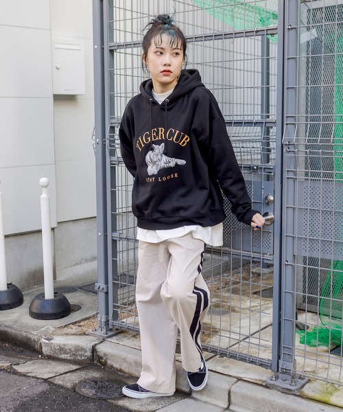 RASVOA(ラスボア)の「TIGERパーカー(パーカー・レディース・ブラック/オフホワイト・FREE)」の20枚目の写真