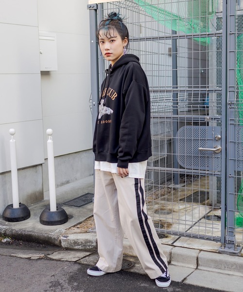 RASVOA(ラスボア)の「TIGERパーカー(パーカー・レディース・ブラック/オフホワイト・FREE)」の5枚目の写真