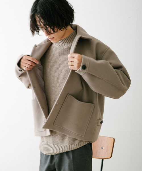 ITEMS URBANRESEARCH（アイテムズ アーバンリサーチ）の「マシンウォッシャブル ハイネック畦ニット（ニット/セーター・メンズ・ブラック/オフホワイト/グリーン/グレー・LARGE/MEDIUM）」の16枚目の写真