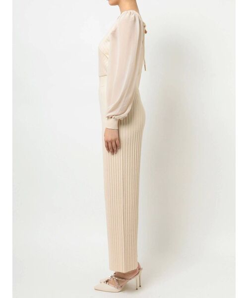 RESEXXY（リゼクシー）の「シアー切替コンビネゾン（つなぎ/オールインワン・レディース・アイボリー/ブラック/ベージュ・FREE）」の20枚目の写真