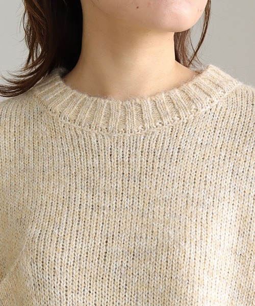 HER CLOSET(ハークローゼット)の「【shemoshelly】ビッグポケットニットプルオーバー(ニット/セーター・レディース・ブラック/ベージュ/ブラウン・M)」の10枚目の写真